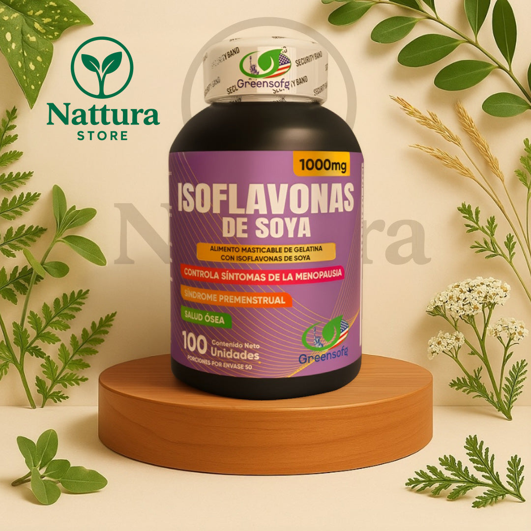ISOFLAVONAS DE SOJA 1000 mg – Greensofg