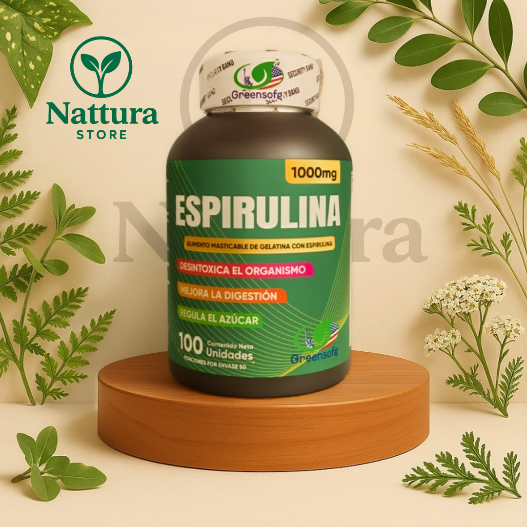 Espirulina 1.000 mg