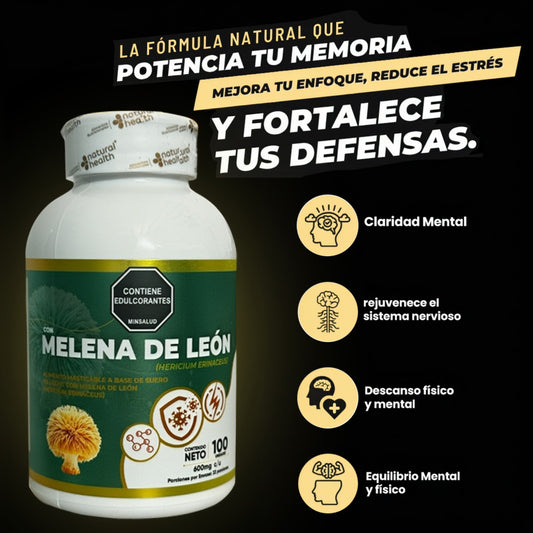 🦁 Cápsulas de Melena de León